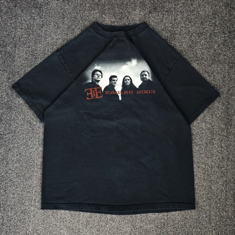 Vintage Anvil Men's Eagles Farewell Tour 2003 Band Tee T-Shirt Size Large